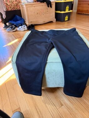 GAPFit Black High-Waist Athletic Leggings size XL 20” inseam